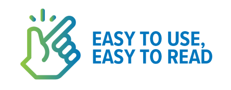 Easy to use, easy to read