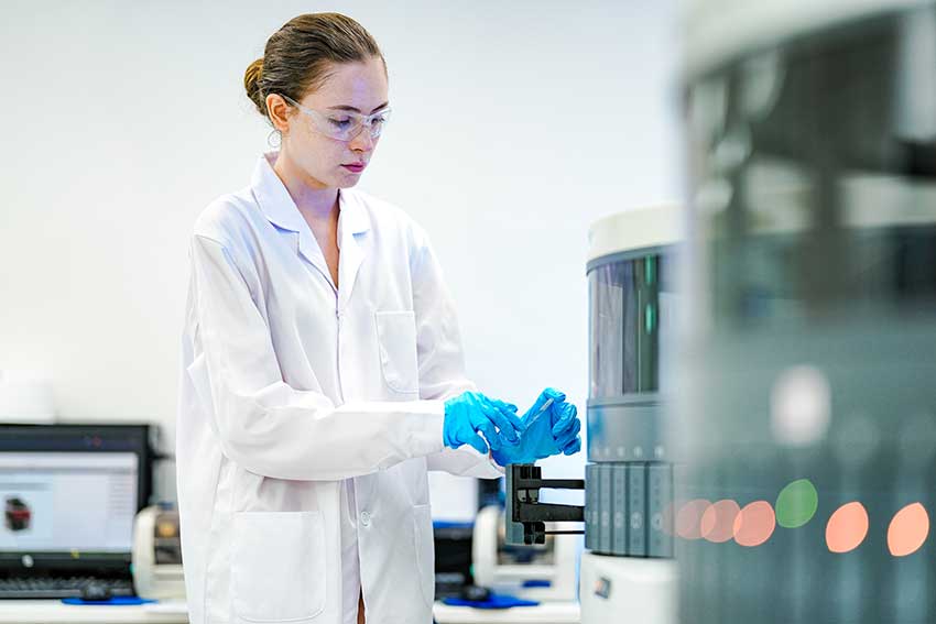 Ensuring consistency in staining